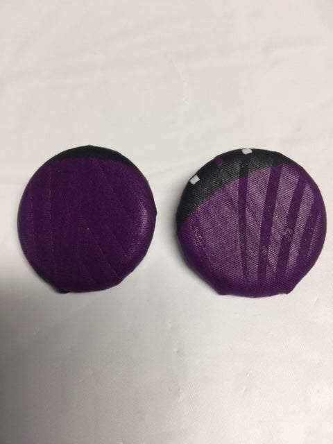 Button Flat Earrings