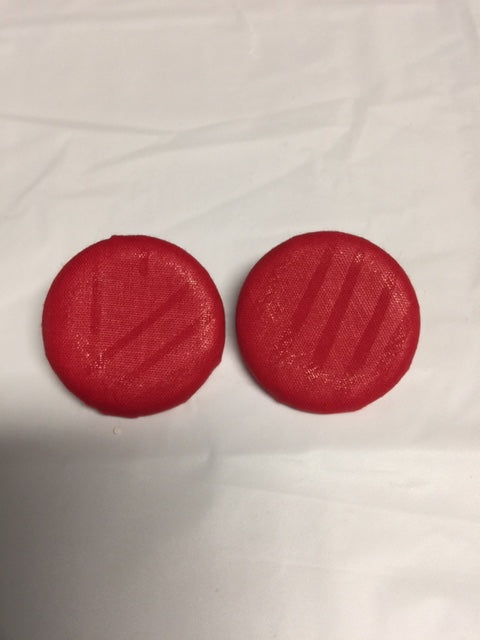Button Flat Earrings