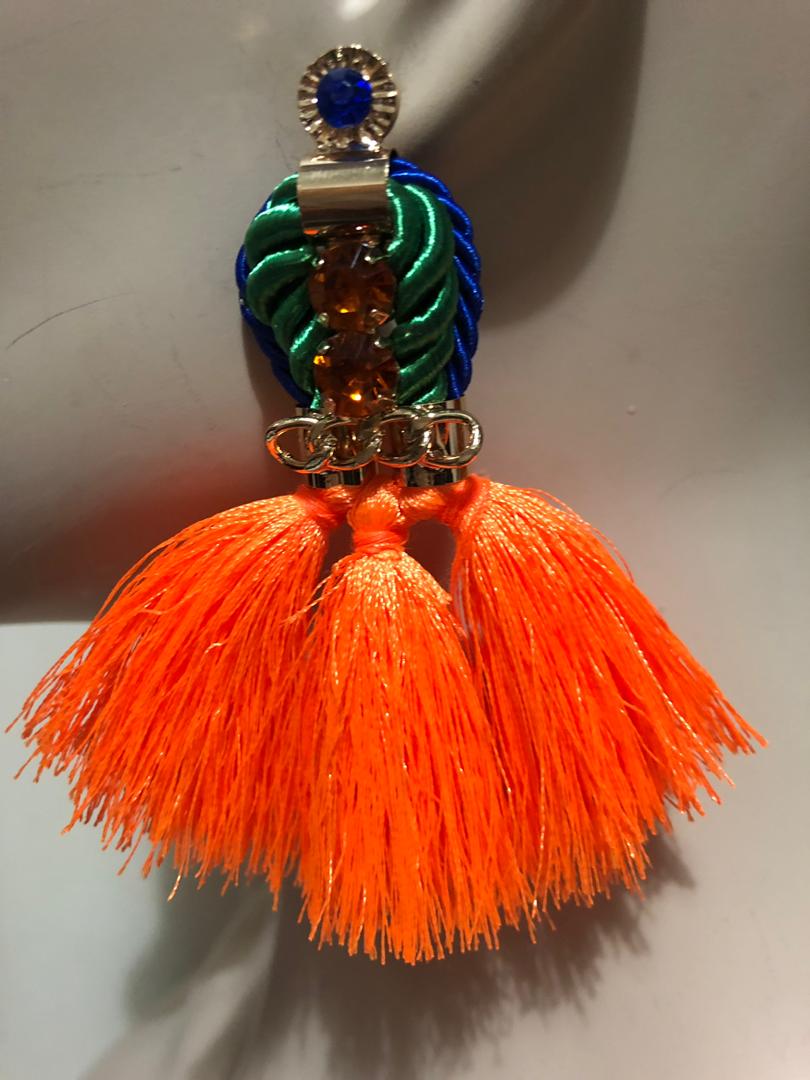 Elegant Knitted Fringe Earring