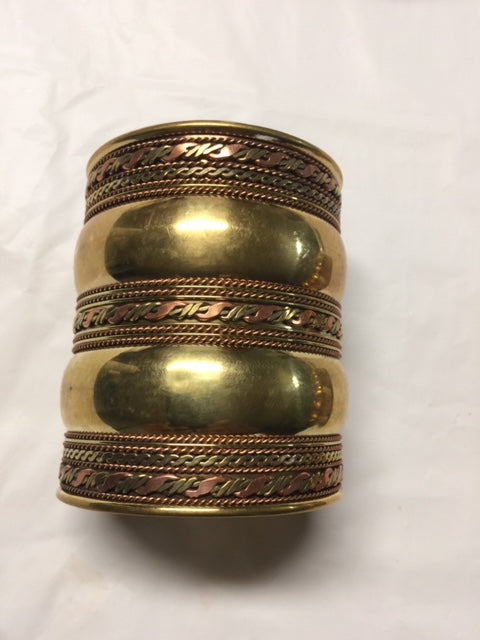 Tribal Cuff Bronze Bangle