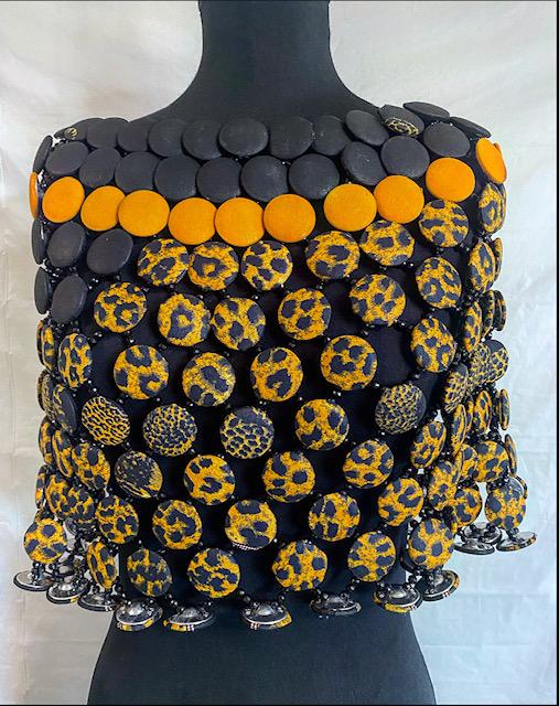 Button Statement Mix Necklace