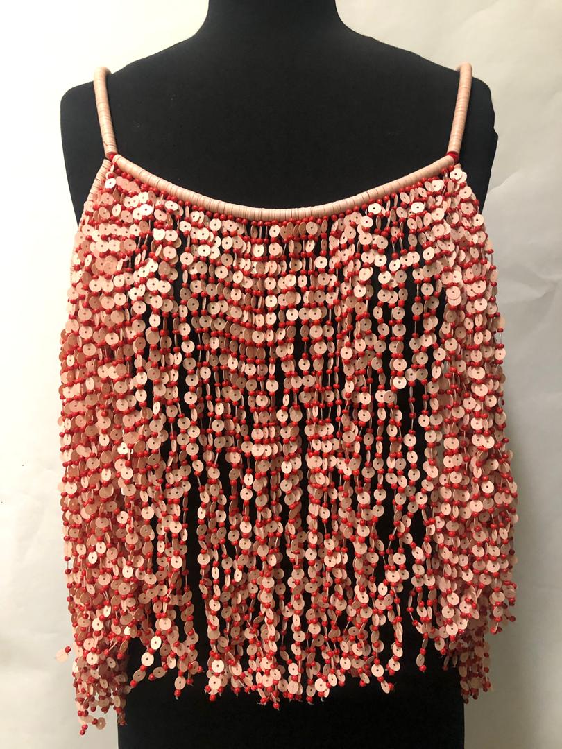 Bead Blouse Necklace