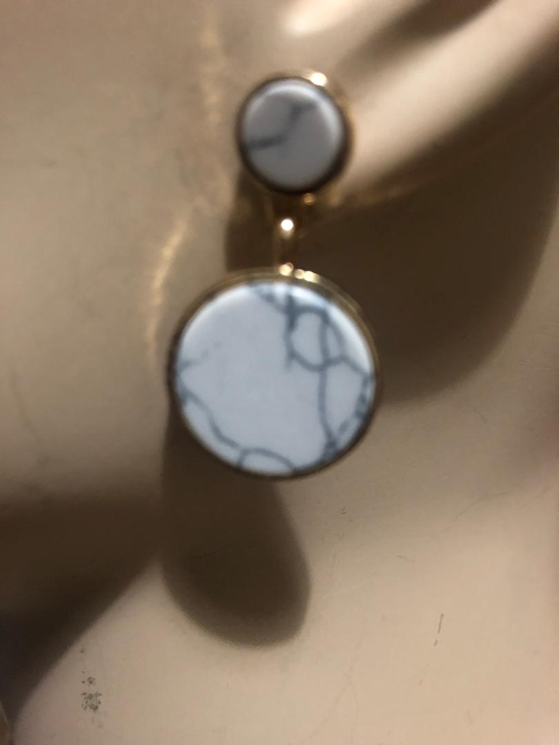 Clips Button Small Earrings