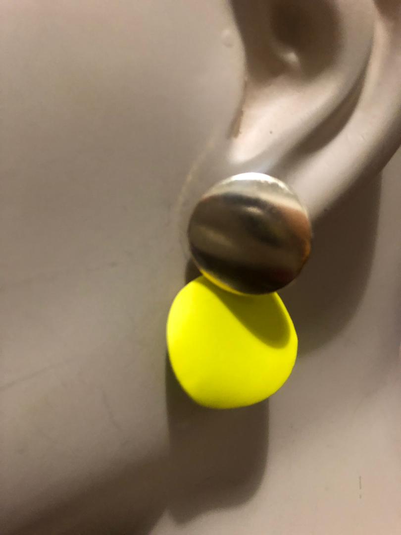 Clips Button Small Earrings