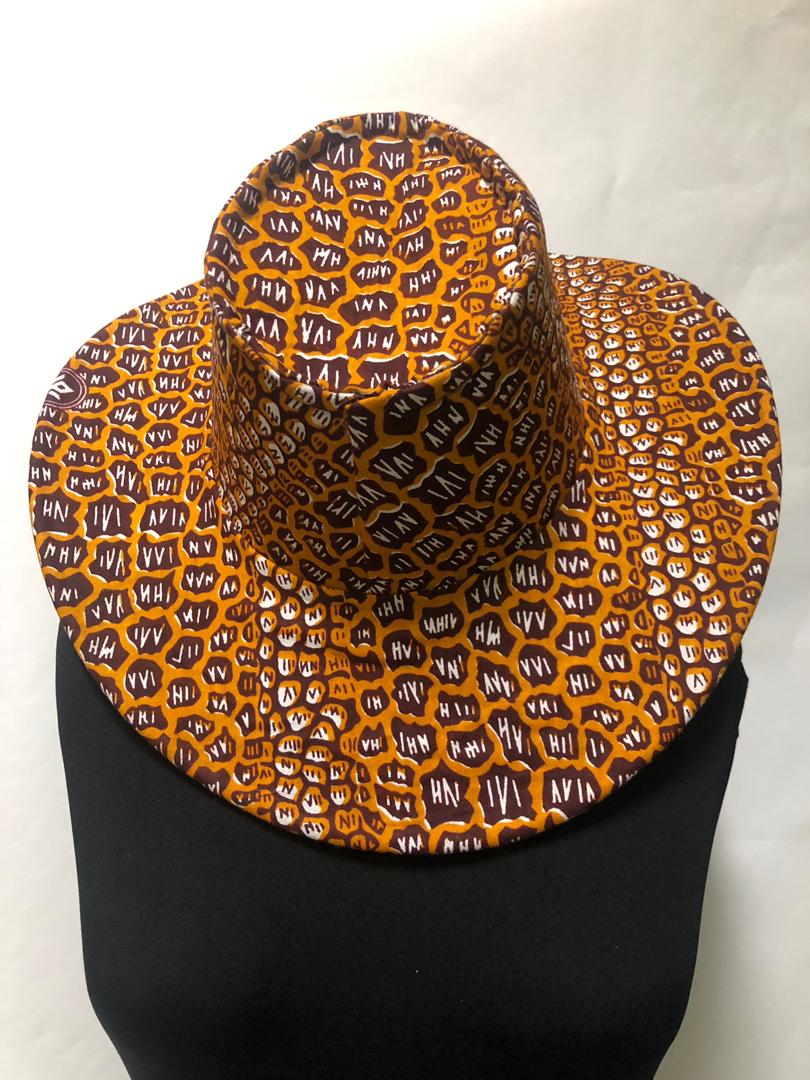 Ankara Fabric Large Hats