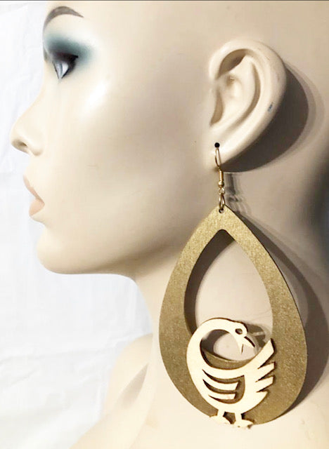 The Bird Traditional Earrings
