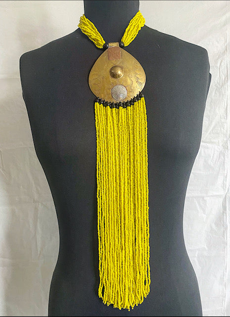 Drop Long Bead Necklace