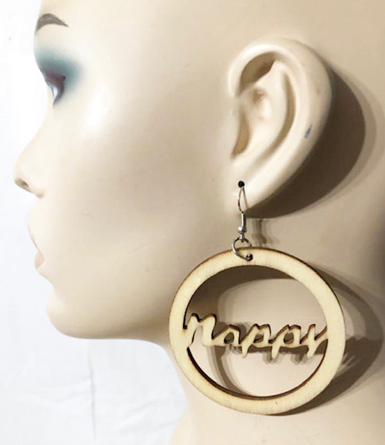 Shani Wood Earring
