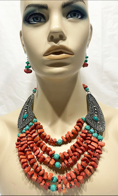 Multi Stone Choker Necklace