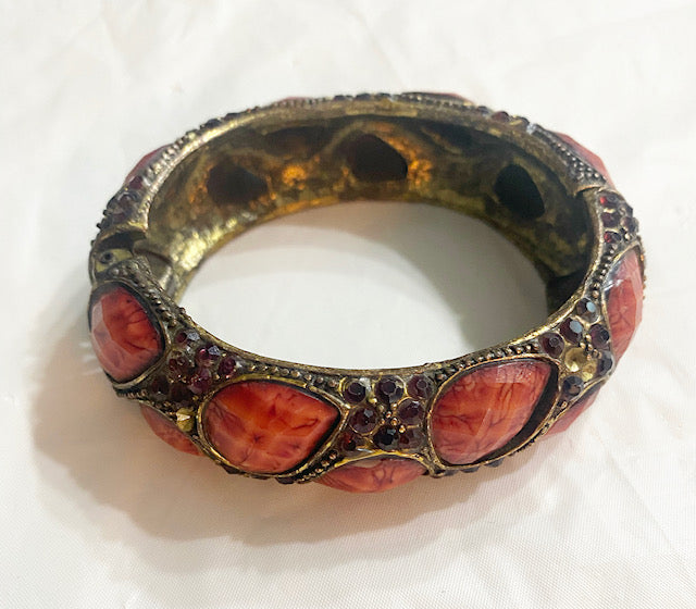 Stoned Wood Bangle