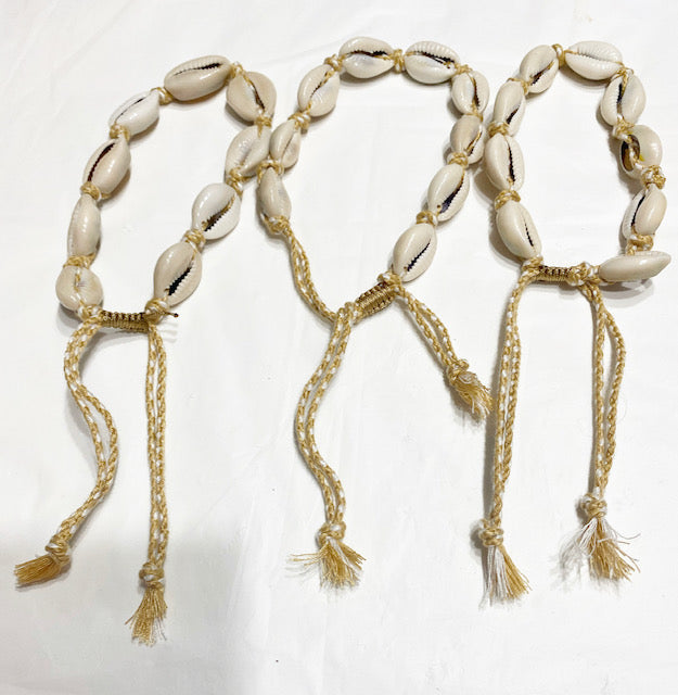 Cowry Shells Knotted Anklet