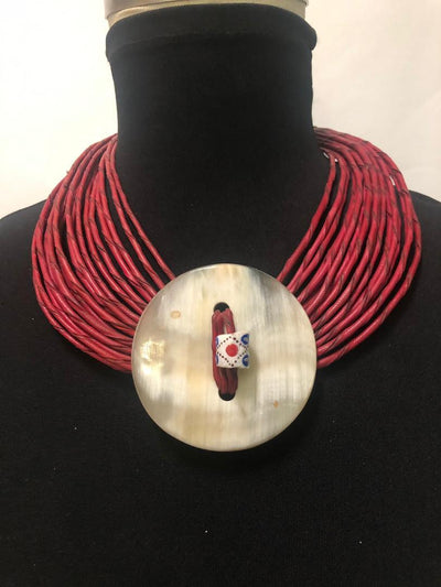 Leather Strands Necklace