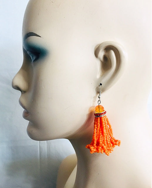 Strings Bead Earrings