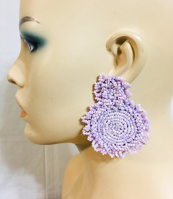 Mesh Bead Earrings