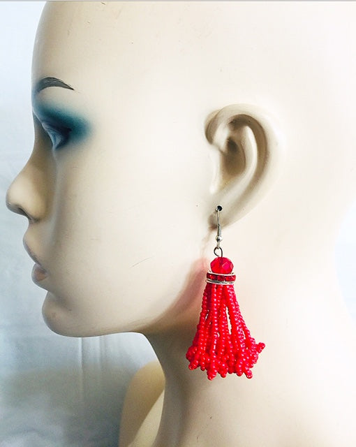 Strings Bead Earrings