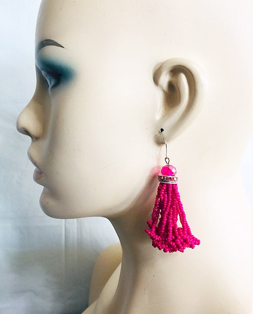 Strings Bead Earrings