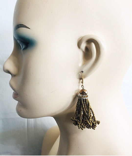 Strings Bead Earrings