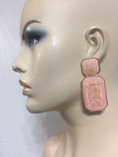 Duni Stone Cut Earrings