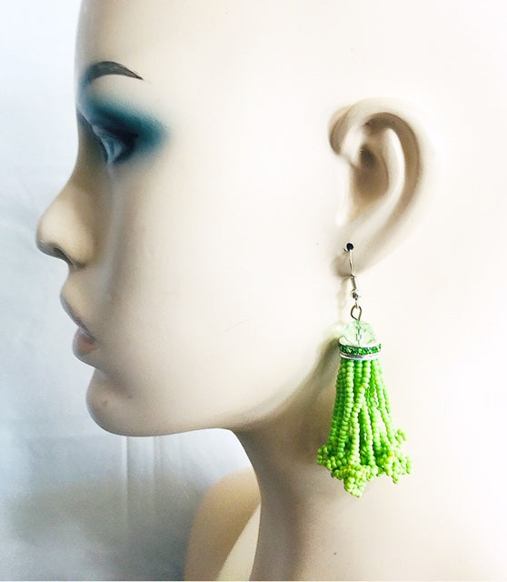 Strings Bead Earrings