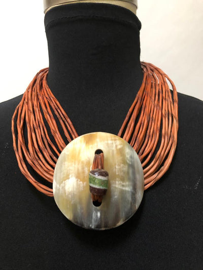 Leather Strands Necklace