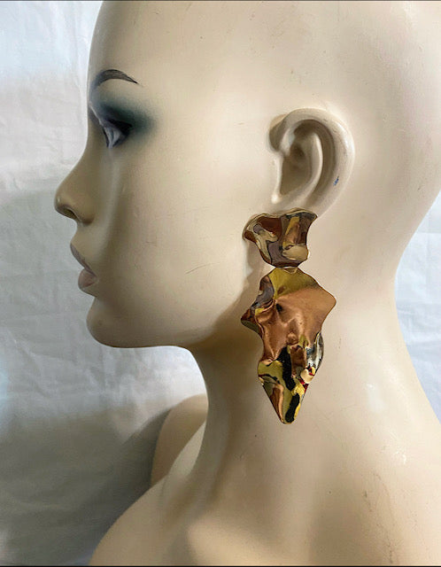Gold Leaf Earring