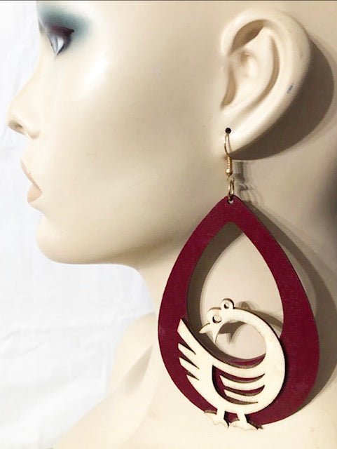 The Bird Traditional Earrings