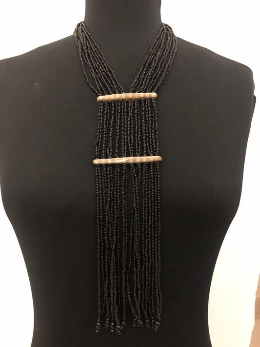 Double Band Drip Necklace