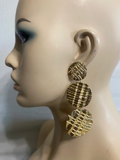 Gold Drop Earrings