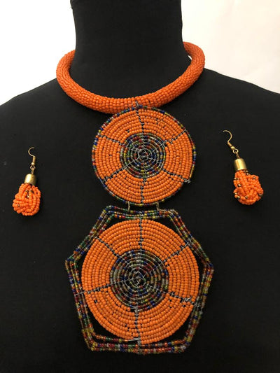 Maasai Necklaces and Earrings