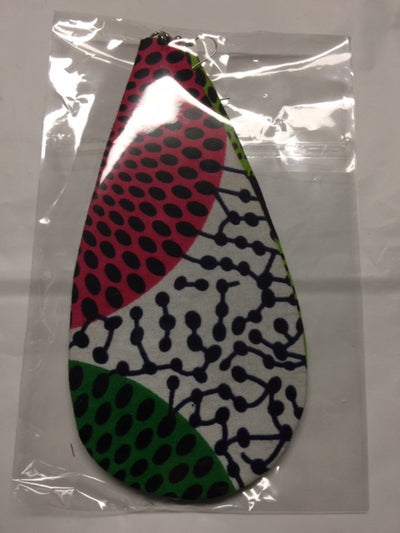 Fabric Drop Earrings