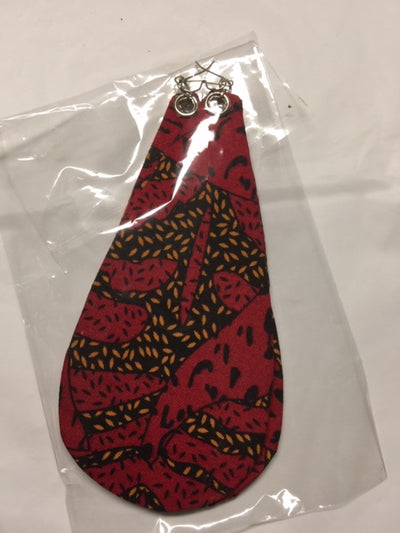 Fabric Drop Earrings