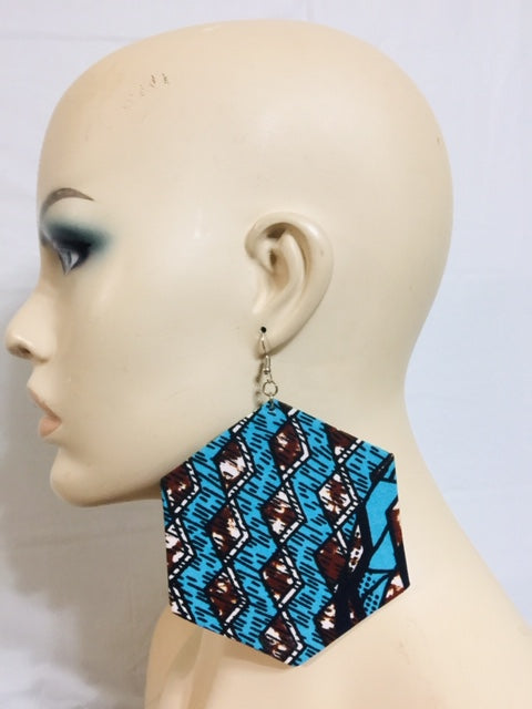 Fabric Poly Earrings
