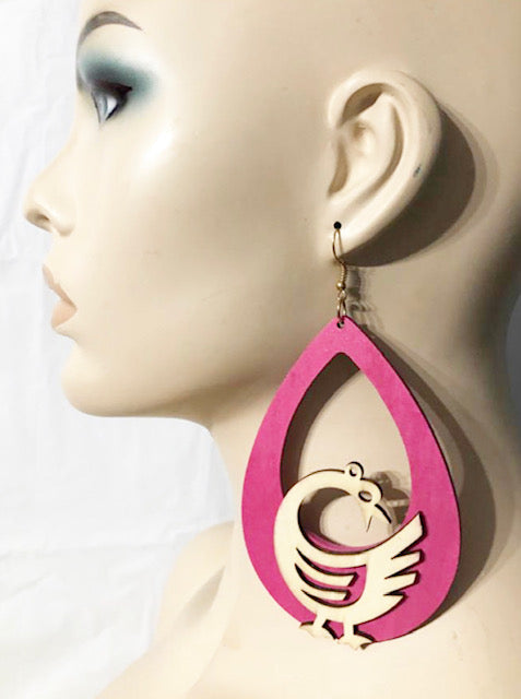 The Bird Traditional Earrings