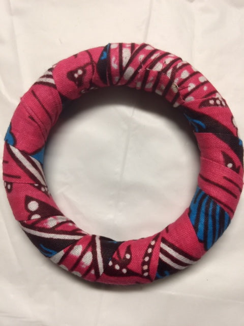 Fabric Wrap Big Bangles