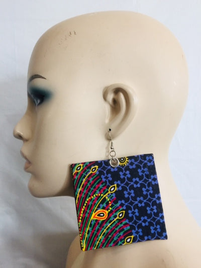 Fabric Tone Earrings And Bangles Set