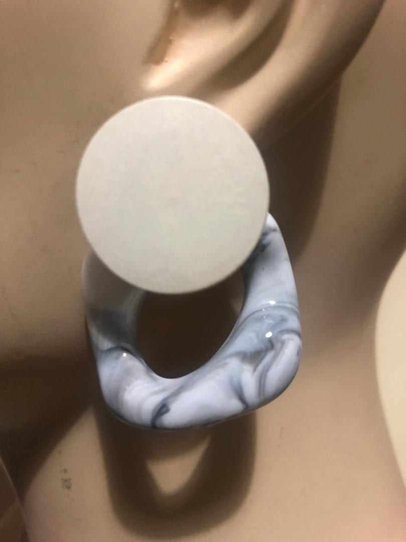 Chaka Acrylic Wood Earrings