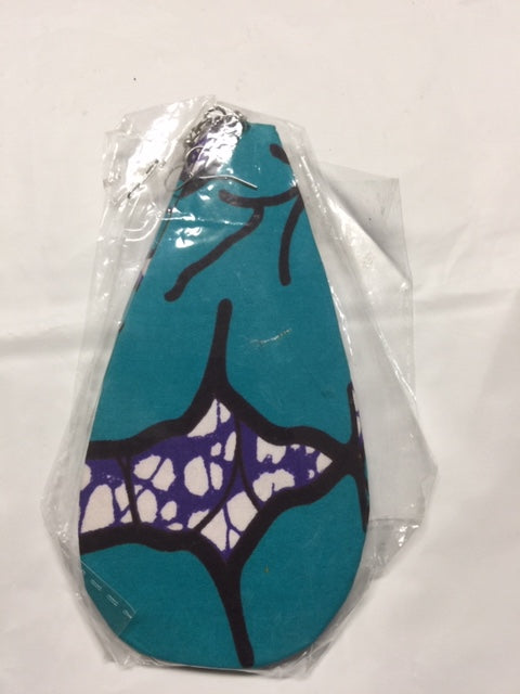 Fabric Drop Earrings