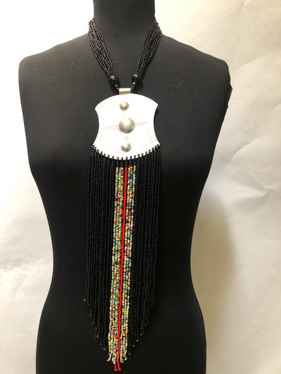 Drop Long Bead Necklace