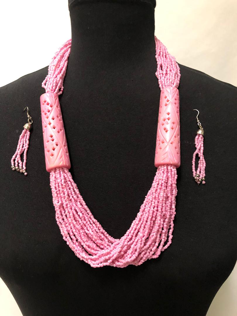 Ethnic Loop Bead Necklace