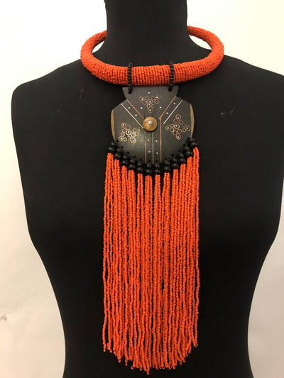 Ball Wood Bead Necklace