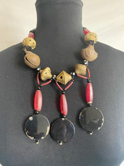 Native Glass Beads Necklace