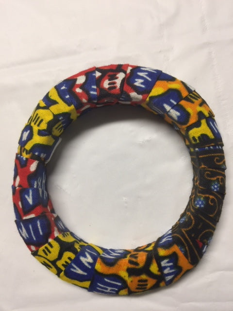 Fabric Wrap Fat Bangles