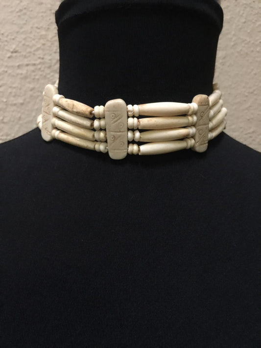 Buffalo Bone Choker Necklaces