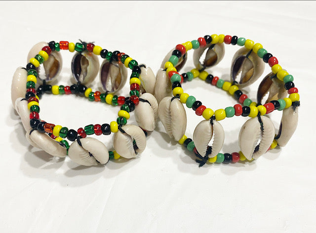 Cowry Shells And Beads Bracelet