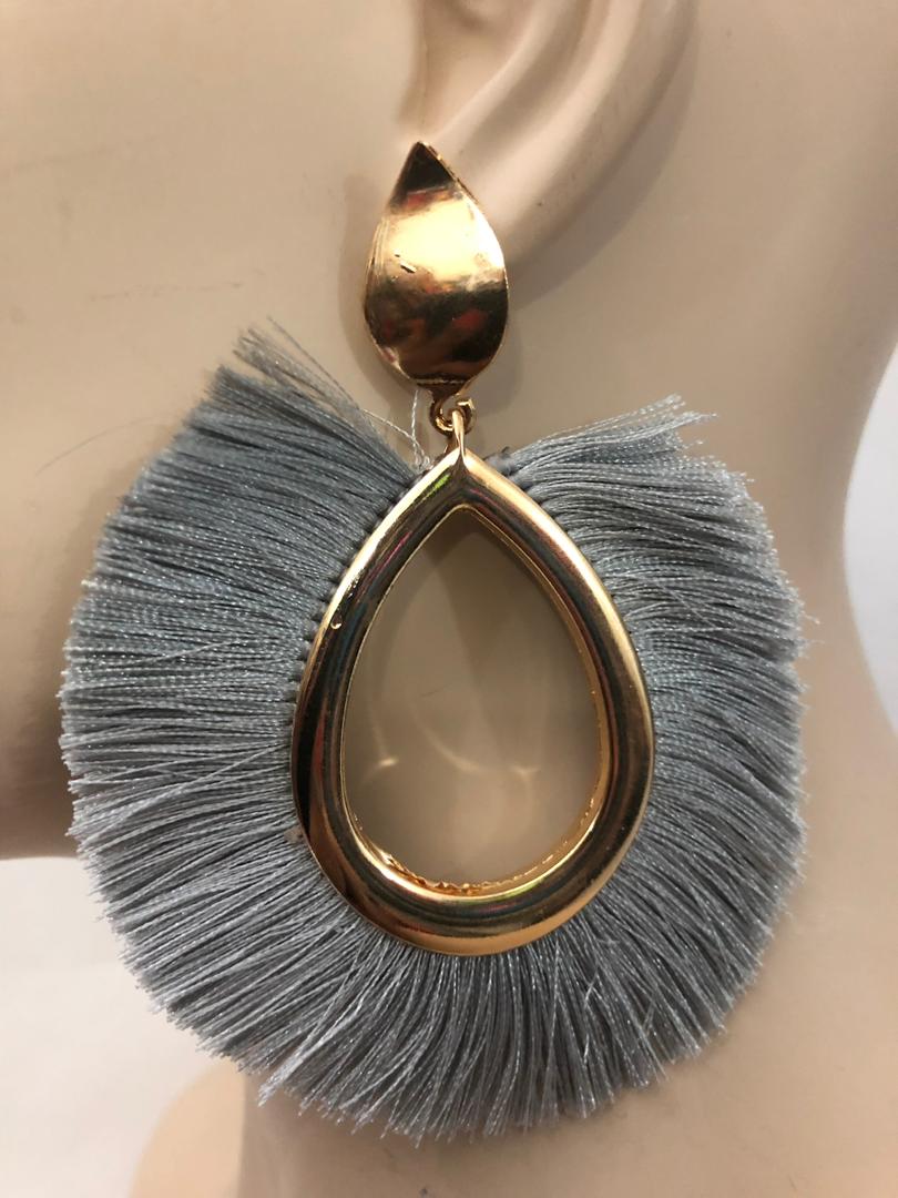 Circle Fringe Earrings
