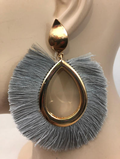 Circle Fringe Earrings