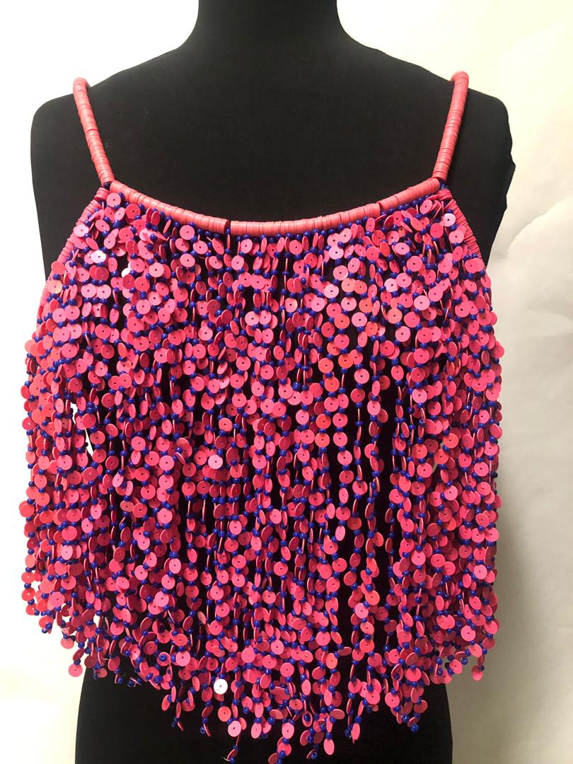 Bead Blouse Necklace