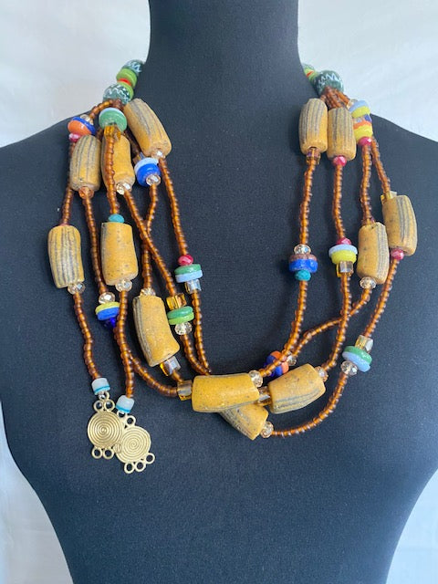 Native Stone Bead Necklace