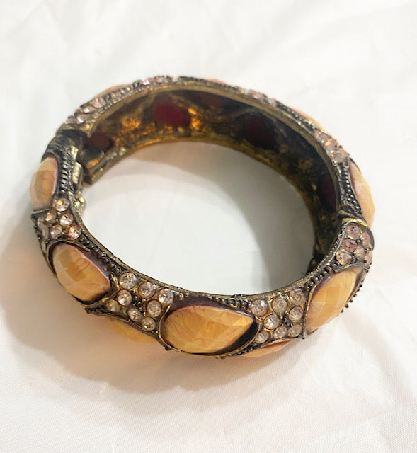 Stoned Wood Bangle