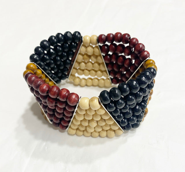 Multi Elastic Seeded Bracelet